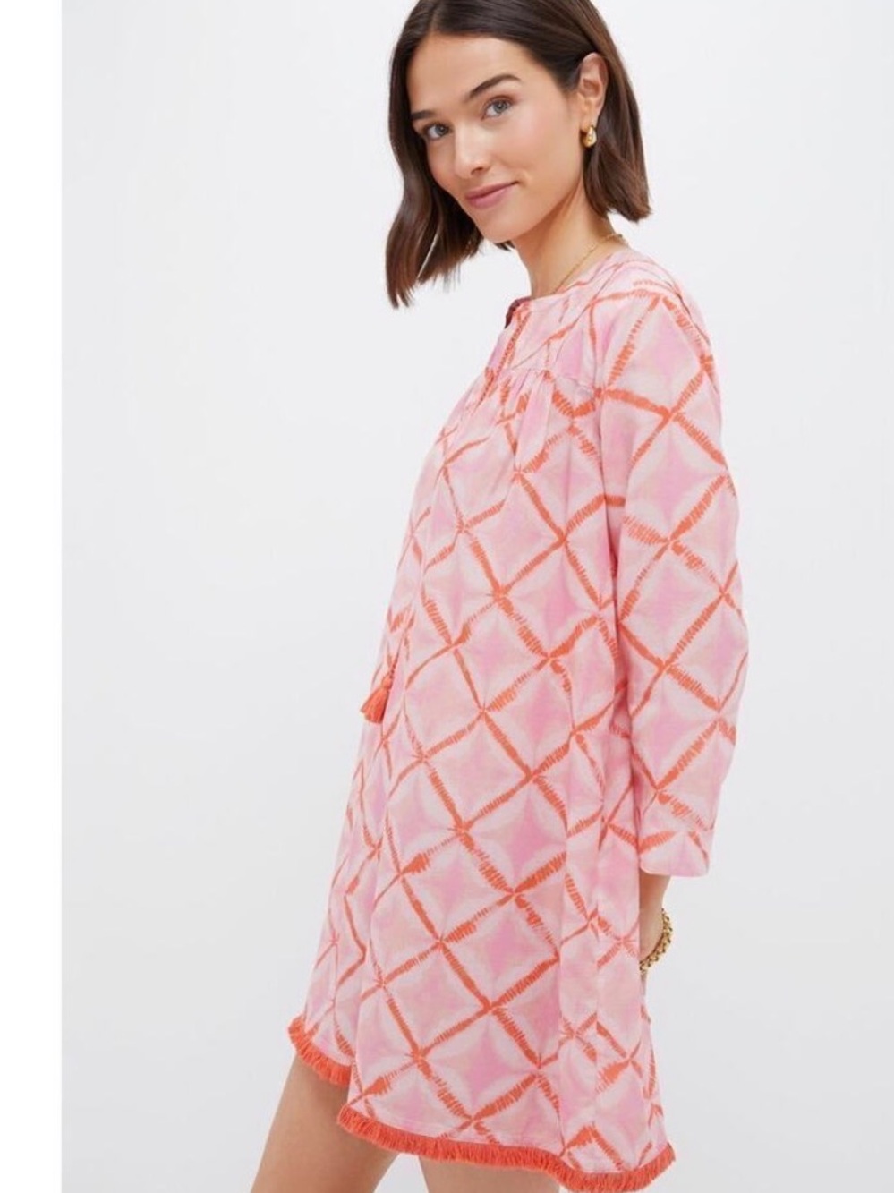 Tuckernuck Coral Medallion Bondi Coverup Beach Size XS Retail $128